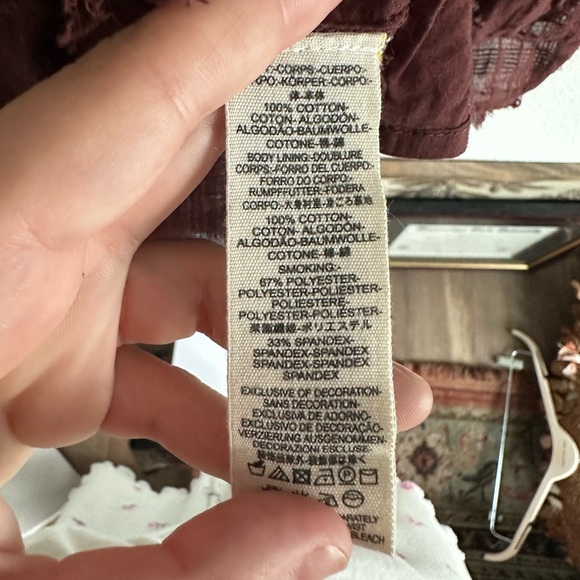 Free People Maroon Mini Dress - Picture 4 of 5